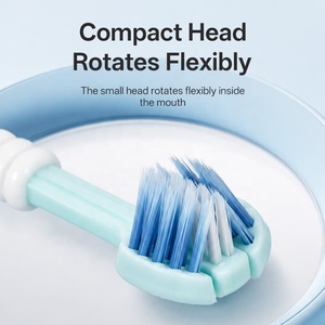 Brosse à dents manuelle pour enfants au design moderne Patte <span class=keywords><strong>de</strong></span> <span class=keywords><strong>chat</strong></span> avec nettoyeur <span class=keywords><strong>de</strong></span> <span class=keywords><strong>langue</strong></span> et ventouse – Fabrication usine - Product Image 4