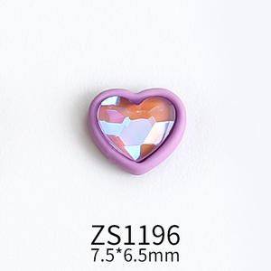 <span class=keywords><strong>Petit</strong></span> <span class=keywords><strong>Macaron</strong></span> japonais frais et adorable couleur en forme de cœur Rectangle strass pierres précieuses peinture en aérosol accessoires pour ongles - Product Image 5