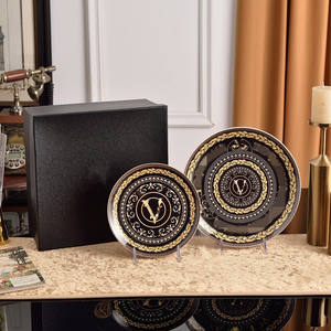 Service de table en porcelaine fine de luxe, cadeaux d'affaires royaux, service de table en céramique avec logo, 4 pièces - Product Image 4