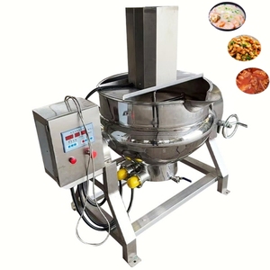 Mélangeur de confiture d'agitation électrique commerciale marmites de cuisson bouilloire de cuiseur de sauce 100L avec agitateur - Product Image 1