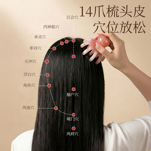 Octopus Scalp Massage Comb 14 Prong Head Massage Tool For Hair Loss Relief Anti Static No Tangle - Product Image 2