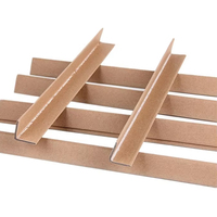 Protecteur d'angle en papier kraft écologique JZD avec panneau en L renforcé anti-collision pour emballage à angle droit