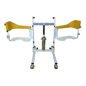 Yüksek Kaliteli Hasta Transfer Sandalyesi Yüksekliği Ayarlanabilir Hasta Yaşlı Bakım Sandalyesi Engelli Yaşlı Transfer Sandalyesi Tuvaletli - Product Image 5