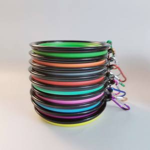 Penjualan laris mangkuk air dapat dilipat unik portabel untuk kucing anjing silikon mangkuk hewan peliharaan yang dapat dilipat - Product Image 3