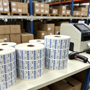 Rouleau d'étiquettes autocollantes imprimées sur mesure, <span class=keywords><strong>autocollant</strong></span> pour <span class=keywords><strong>disque</strong></span> <span class=keywords><strong>de</strong></span> <span class=keywords><strong>stationnement</strong></span>, étiquettes industrielles en rouleau pour le marquage des emballages - Product Image 2