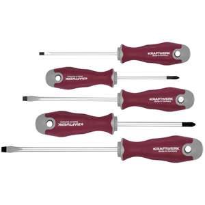 Juego de destornilladores Kraftwerk para ranurado y PH 5-pcs - Product Image 1