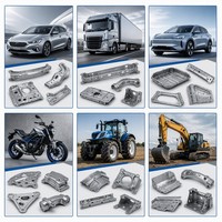 Custom Automotive Stamping Parts Stainless Steel Truck Metal Parts OEM Precision Stamped