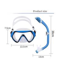 Lunettes de plongée en apnée et ensembles de tubes respiratoires pour enfants