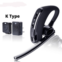 Ai01K Auriculares Inalámbricos con Reducción de Ruido Ai, Universales con Gancho para la Oreja Tipo K, Walkie Talkies TK3306 K5 LED IPX5 Resistentes al Agua LHDC Intraaurales 30ms