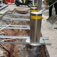 Poteaux de sécurité hydrauliques en acier anti-terrorisme, barrières de stationnement, bloqueurs de voie, télécommandés