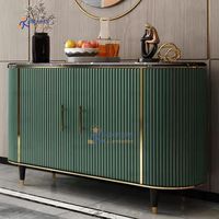 Table console d'entrée en marbre moderne de luxe italien, avec plateau en acier inoxydable plaqué, pour salon ou hôtel