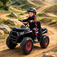 WDXMX607 Voiture électrique 12V pour enfants, quad à quatre roues avec suspension, lumières et MP3, pour 5 à 7 ans, grand jouet, cadeau pour enfants
