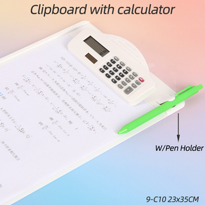 Porte-documents SUNSHING avec calculatrice, personnalisé pour les examens scolaires, pour entraînement d'entraîneurs, résistant à l'eau, en plastique, format A4 - Product Image 4