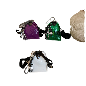 Sac à main seau transparent en PU souple pour femme, nouvelle mode, écologique, léger, grande capacité, avec fermeture éclair et chaînes réutilisables - Product Image 1