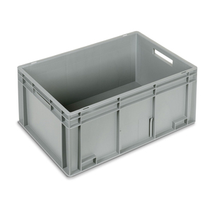Fami Euro Box 600x400x280mm boîte en plastique avec poignées ouvertes et fond renforcé - Product Image 1
