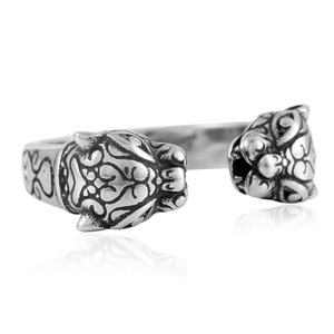 Bague Tigre Homme Style Européen et Américain en Acier Inoxydable, Bijou Punk à Motif Animal, Cadeau 280767 - Product Image 1