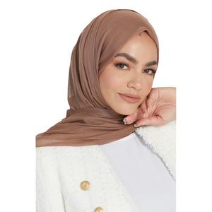 ฮิญาบผ้าฝ้ายบาง100% คุณภาพสูงผ้าคลุมไหล่ลายสก็อต35สีผ้าโพกหัวมุสลิมอุปกรณ์เสริมของชนชาติมุสลิมระดับพรีเมียม - Product Image 5