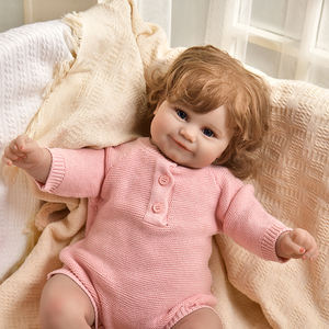 Fábrica al por mayor lindo 24 pulgadas vivo cuerpo completo <span class=keywords><strong>de</strong></span> <span class=keywords><strong>silicona</strong></span> bebé <span class=keywords><strong>Reborn</strong></span> completo muñecas <span class=keywords><strong>de</strong></span> <span class=keywords><strong>silicona</strong></span> - Product Image 3