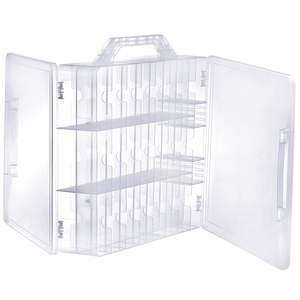 Organizador de Esmaltes de Uñas con 48 Compartimentos, Estuche de Almacenamiento Transparente para Gel UV, Portátil, de Doble Cara, con Asa - Product Image 2