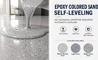 LSY-900 5:1 Sols en quartz époxy de couleur personnalisée, surface décorative artistique pour hall d'hôtel