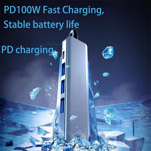 5-en-1 USB C vers DP Hub DisplayPort/USB/100W PD Port Docking Converter pour <span class=keywords><strong>Mac</strong></span> Expansion <span class=keywords><strong>Dock</strong></span> Type-C <span class=keywords><strong>Thunderbolt</strong></span> 3 à 8K60hz - Product Image 5