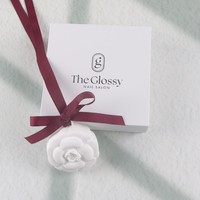 Diffuseur d'huiles essentielles en plâtre parfumé, désodorisant de placard suspendu en porcelaine fait main, personnalisable avec logo