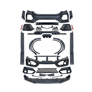 Parachoques Delantero OEM Estilo Type <span class=keywords><strong>R</strong></span> 2020, Kit de Carrocería para Honda Civic 2016-2021 FK8, Cubierta Aero JDM, Carcasa de Repuesto Tuning - Product Image 1