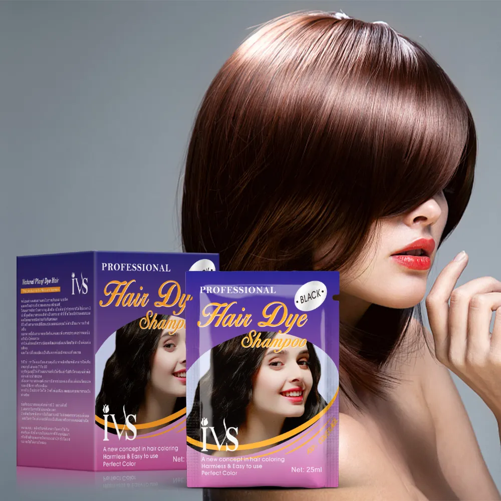 New Arrival Chestnut Brown Pink Purple Dark Brown Hair Care Magic White Hair Dye For Wholesale Magic Black Hair Color