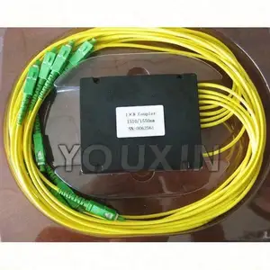 1x8 FBT 1310 1550 acoplador óptico plc divisor de alta qualidade