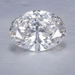 Redleaf oval shape cvd diamond IGI certificate G color lab made Loose Gemstone CVD lab grown diamond