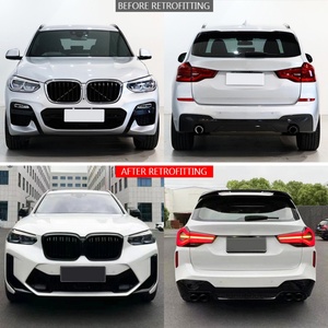 Kit de Carrocería 2022 F97 LCI para BMW X3, Modificación de Parachoques Delantero y Trasero, Actualización de Faros Delanteros, 2016-2018 G01 - Product Image 2