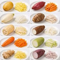 Automatische aardappel-snijmachine, commerciële zoete aardappel-striptjes snijmachine, frietverwerkingsapparatuur voor groenten