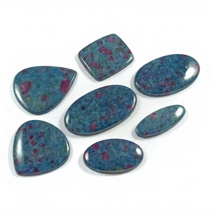 Wholesale Natural <b>Ruby</b> Kyanite Cabochon Crystal Loose Gemstone <b>Ruby</b> Fuchsite Healing for Home Decorations For Jewelry - Product Image 1