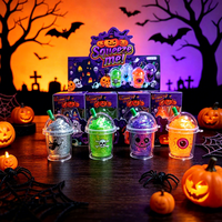 Jouets Squishy en Caoutchouc TPR Halloween pour Filles et Garçons, Bestseller, Tasse de Thé au Lait Maltose, Jouet Éducatif Anti-Stress pour Enfants de 14 Ans et Plus, Édition Mystère