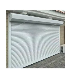 High Quality Modern Chinese Style Galvanized Steel Electric Metal Shutter Automatic Rolling Roll up Garage Door
