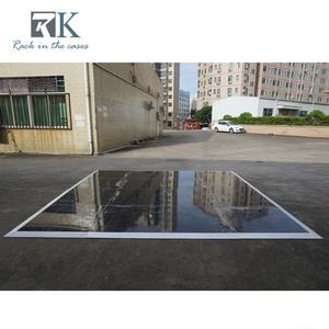 พื้นไม้สี่เหลี่ยมขนาด 4 ฟุต x 4 ฟุต สีดำเงาสูง สำหรับงานอีเว้นท์และเต้นรำ - Product Image 4