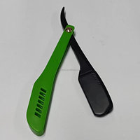 Porte-lames de barbier en alliage de zinc de haute qualité, rasoir droit pour hommes, rasoir à cheveux avec emballage en boîte
