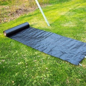 Nông nghiệp cảnh quan vải PP <span class=keywords><strong>PE</strong></span> nhựa dệt che phủ mặt đất cắt cỏ dại kiểm soát mat chống cỏ rào cản <span class=keywords><strong>Net</strong></span> - Product Image 1