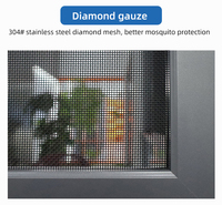 Eloyd Topbright Fenêtre coulissante en verre isolée moderne française Porte résidentielle en aluminium Fenêtres horizontales pour chambre à coucher pliante