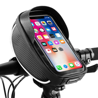 Sac de rangement pour vélo avec écran tactile, étanche, pour téléphone portable, panier avant, guidon