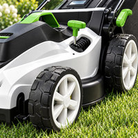 Tondeuse à gazon électrique tondeuse à pousser avec moteur en cuivre 1800W pour coupe d'herbe dans jardins résidentiels et entre
