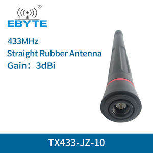 โมดูล Lora Ebyte TX433-JZ-10 โซลูชั่น IoT เครื่องส่งและรับสัญญาณ RF เสาอากาศกำลังขยายสูง 433Mhz เสาอากาศยางแบบตรง - Product Image 2