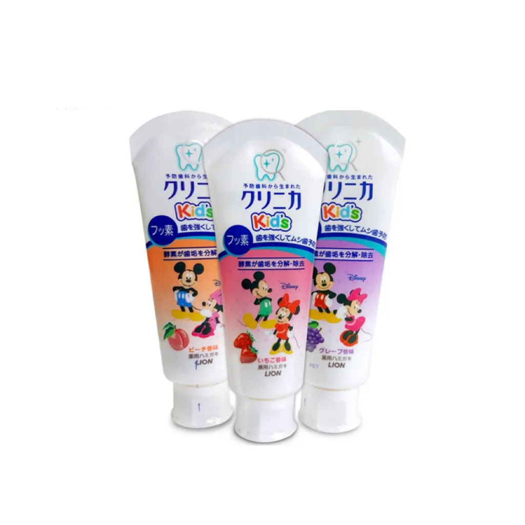 Groothandel Anti-Bacteriële Anti-Holte Protect Tanden Japanse Tandpasta Voor Kinderen Baby Pasta Met Meerdere Smaken