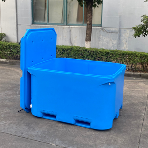 Biểu Tượng Tùy Chỉnh Và Màu Sắc Tùy Chỉnh Công Suất Lớn 660L 1000L Cách Điện Hình Chữ Nhật Lưu Trữ Hộp Cho Hải Sản Giao Hàng Container - Product Image 2