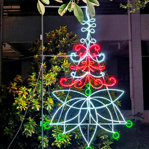 Lampes de décoration de rue LED commerciales pour Noël, pour hôtels, places, parcs et projets d'éclairage festif municipal - Product Image 1