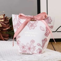 2025 conception personnalisée petite boîte-cadeau de bonbons de mariage boîte-cadeau de faveur de paillettes de luxe avec ruban pour invité