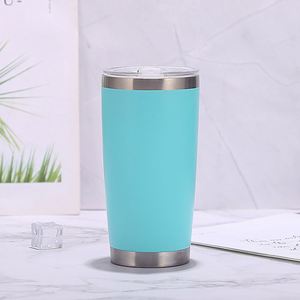 Blank Spray Paint 20oz Car Tumbler Sublimation Ready Stainless Steel Travel Cup - Product Image 5