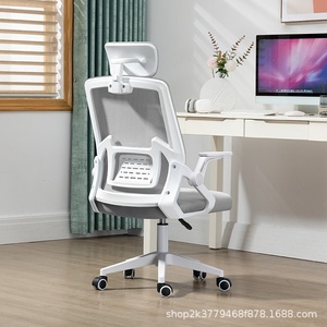 Chaise de <span class=keywords><strong>bureau</strong></span> <span class=keywords><strong>ergonomique</strong></span> confortable avec support lombaire 2D, hauteur réglable, base en acier et assise en mesh - <span class=keywords><strong>Design</strong></span> moderne - Product Image 3