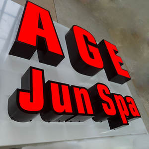 บอร์ดสัญลักษณ์โลโก้ <span class=keywords><strong>LED</strong></span> แบบระบุที่อยู่ได้<span class=keywords><strong>3D</strong></span> ป้ายตัวอักษรช่องไฟ <span class=keywords><strong>LED</strong></span> โฆษณาด้านหน้าร้าน - Product Image 1