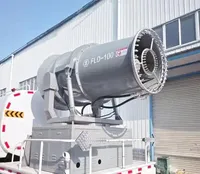 Canon à brouillard à grand volume d'air 30-100M, ventilateur électrique à haut débit d'air, pulvérisateur anti-poussière pour une couverture de site sur de grandes surfaces ouvertes